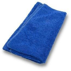 Microfiber cloth for removing residue
