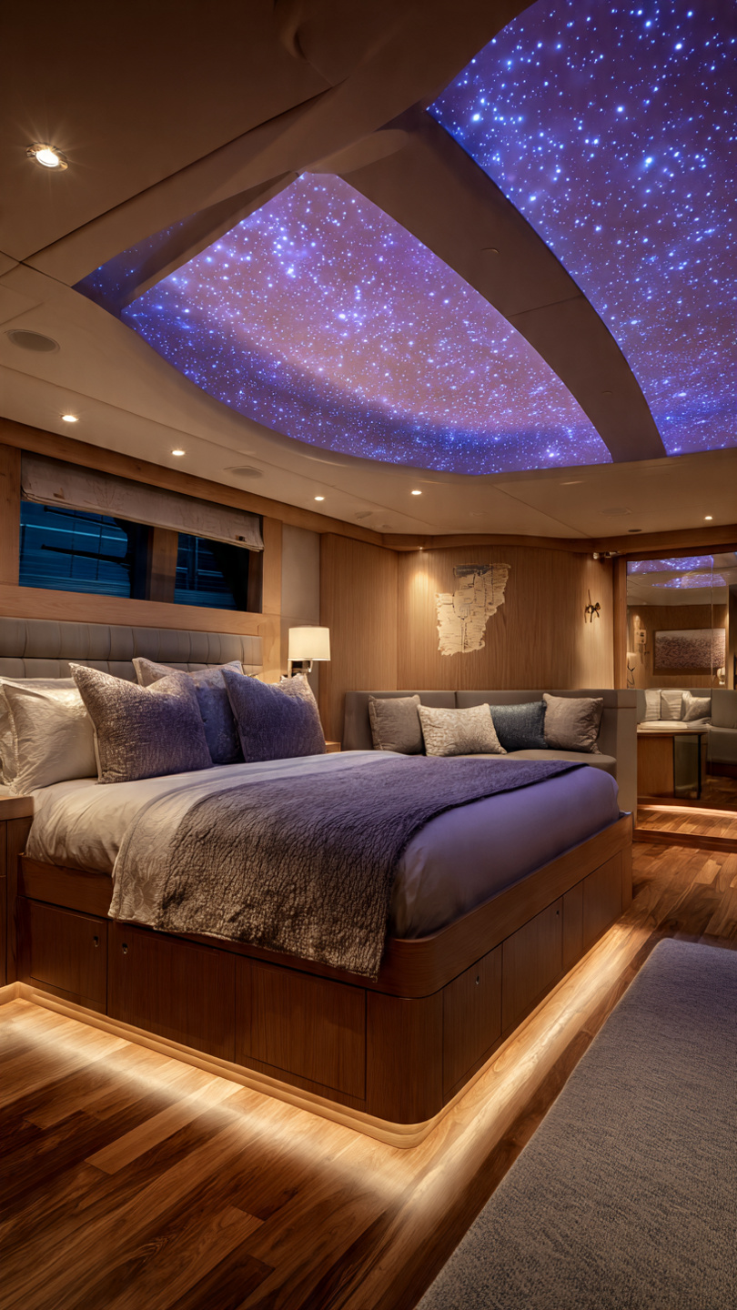 Yacht Interior with Starlight Headliner 2
