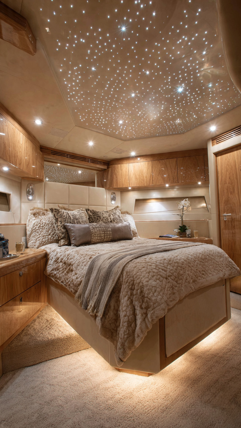 Yacht Interior with Starlight Headliner 3