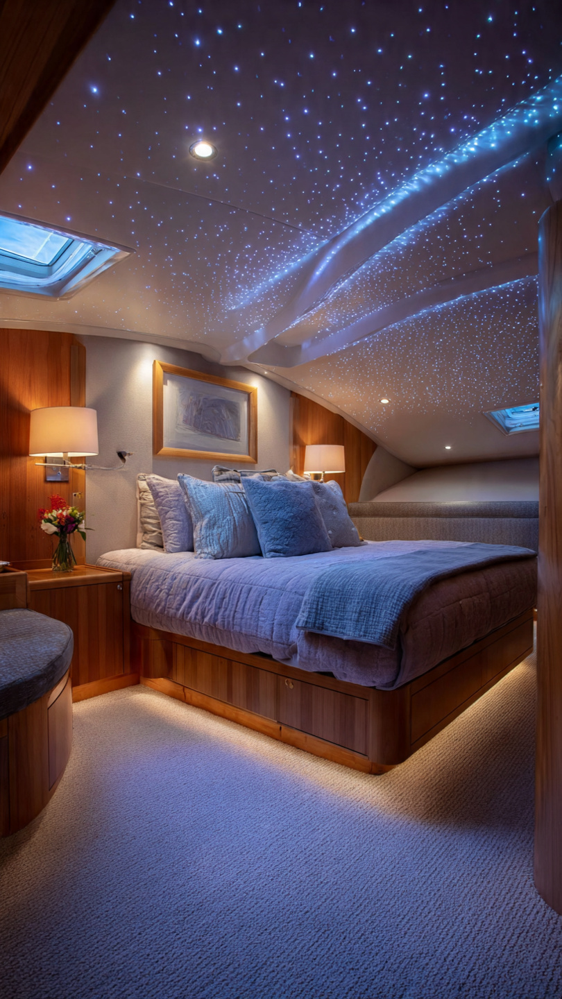 Yacht Interior with Starlight Headliner 4