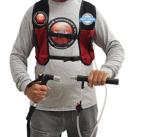 Wayne's Wax Backpack Hydro-Foaming Wash System. Patent Pending