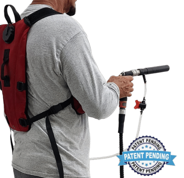 Wayne's Wax Backpack Hydro-Foaming Wash System. Patent Pending