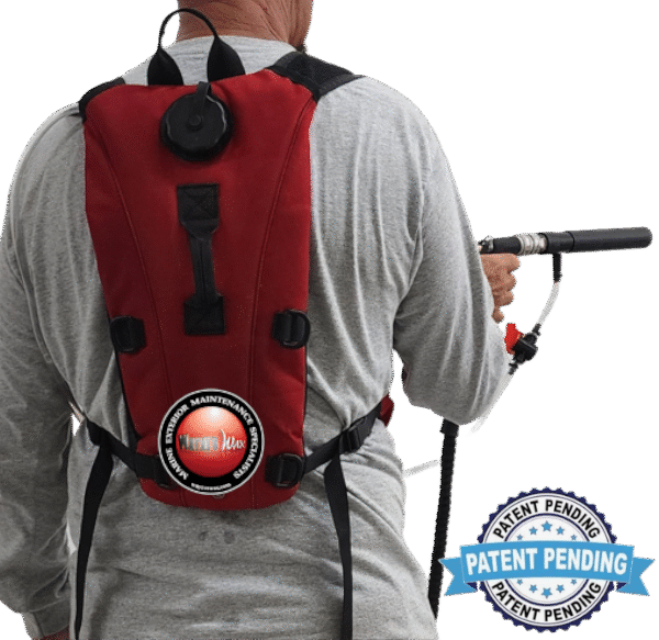 Wayne's Wax Backpack Hydro-Foaming Wash System. Patent Pending