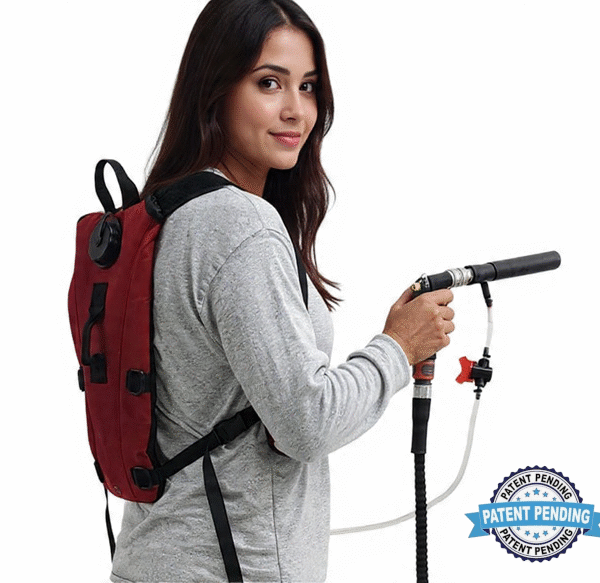 Wayne's Wax Backpack Hydro-Foaming Wash System. Patent Pending